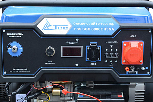 Бензиновый генератор 6 кВт с АВР ТСС SGG 6000EH3NA фото и характеристики - Фото 5
