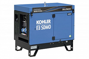 Дизельный генератор SDMO Diesel 6000 A Silence AVR C5 фото и характеристики -