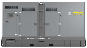 Дизельный генератор CTG 200C в кожухе фото и характеристики -