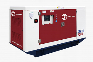 Дизельный генератор GeneralPower GP88DN в кожухе фото и характеристики -