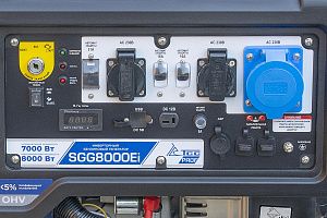 Бензиновый инверторный генератор SGG 8000Ei с блоком АВР фото и характеристики - Фото 2