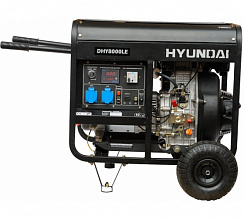 Дизельный генератор Hyundai DHY 8000 LE фото и характеристики - Фото 3