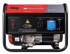 Бензиновый генератор Fubag BS 3500 Duplex фото и характеристики - Фото 2