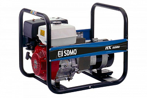 Бензиновый генератор SDMO HX 6000 C фото и характеристики -