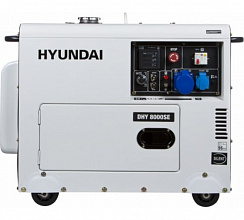 Дизельный генератор Hyundai DHY 8000 SE фото и характеристики - Фото 1