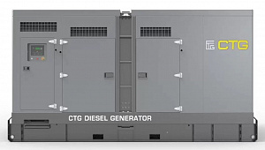 Дизельный генератор CTG 1000SD в кожухе с АВР фото и характеристики -