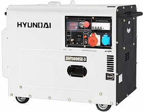 Дизельный генератор Hyundai DHY 8000 SE-3 фото и характеристики - Фото 1