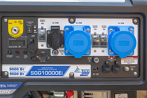 Бензиновый инверторный генератор SGG 10000Ei с блоком АВР фото и характеристики - Фото 2