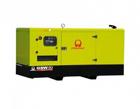 Дизельный генератор Pramac GSW110D 380В в кожухе фото и характеристики -