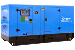 Дизельный генератор ТСС АД-120С-Т400 в шумозащитном кожухе с АВР фото и характеристики -