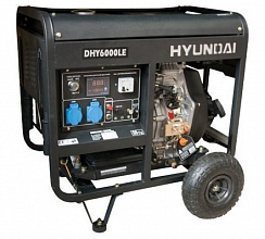Дизельный генератор Hyundai DHY 6000 LE фото и характеристики - Фото 2