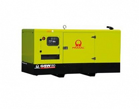 Дизельный генератор Pramac GSW80D 380В в кожухе фото и характеристики -