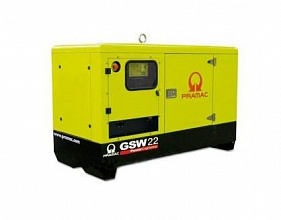 Дизельный генератор Pramac GSW15D 380В в кожухе фото и характеристики -
