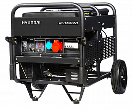 Бензиновый генератор Hyundai HY 12000 LE-3 фото и характеристики -