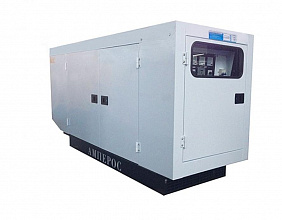 Дизельный генератор Амперос АД 25-Т230 В в кожухе фото и характеристики -