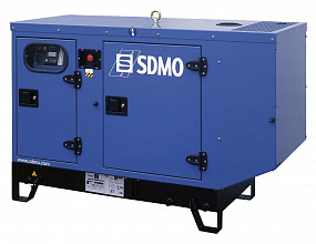 Дизельный генератор SDMO T12KM в кожухе фото и характеристики -