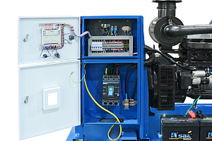 Дизельный генератор ТСС ЭД-150-Т400 с АВР в погодозащитном кожухе на прицепе фото и характеристики - Фото 5