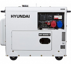 Дизельный генератор Hyundai DHY 8500SE-T фото и характеристики - Фото 1
