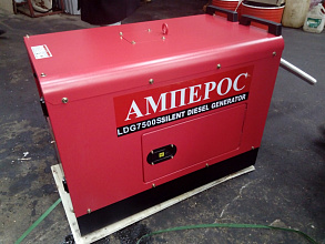 Дизельный генератор Амперос LDG 7500S в кожухе фото и характеристики - Фото 2