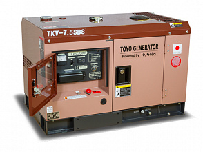 Дизельный генератор Toyo TKV-7.5SBS в кожухе фото и характеристики - Фото 3