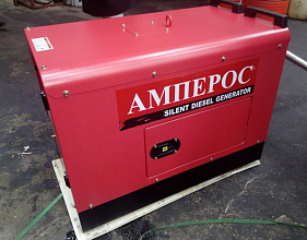 Дизельный генератор Амперос LDG 8500S-3 в кожухе фото и характеристики - Фото 2