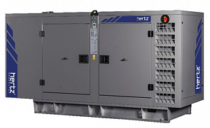 Дизельный генератор Hertz HG 21 BC в кожухе с АВР фото и характеристики -