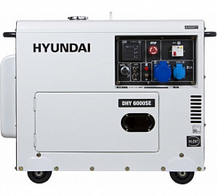 Дизельный генератор Hyundai DHY 6000 SE фото и характеристики - Фото 1