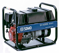Бензиновый генератор SDMO SH 6000-S фото и характеристики -