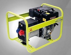 Бензиновый генератор Pramac E 5000 трехфазный фото и характеристики -
