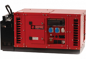Бензиновый генератор Europower EPS 6000 E в кожухе фото и характеристики -
