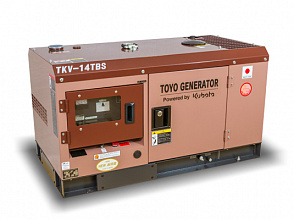 Дизельный генератор Toyo TKV-14TBS в кожухе фото и характеристики - Фото 1