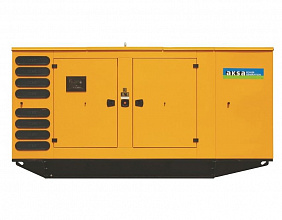 Дизельный генератор Aksa AVP 385 в кожухе фото и характеристики -