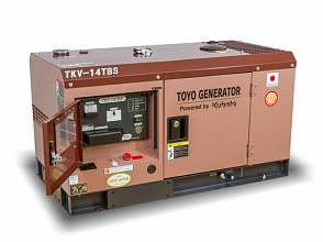 Дизельный генератор Toyo TKV-14TBS в кожухе фото и характеристики - Фото 2