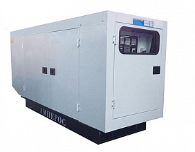 Дизельный генератор Амперос АД 35-Т400 Р (Проф) в кожухе фото и характеристики -