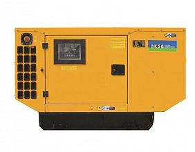 Дизельный генератор Aksa APD 22P в кожухе фото и характеристики -