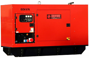 Дизельный генератор Europower EPS 60 TDE в кожухе фото и характеристики -