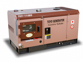Дизельный генератор Toyo TKV-11SBS в кожухе фото и характеристики - Фото 1