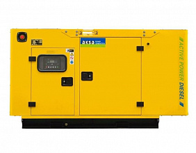 Дизельный генератор Aksa APD 35A в кожухе фото и характеристики -