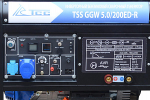 Бензиновый сварочный генератор ТСС GGW 5.0/200ED-R фото и характеристики - Фото 3
