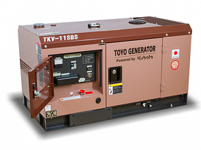 Дизельный генератор Toyo TKV-11SBS в кожухе фото и характеристики - Фото 2