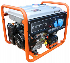 Бензиновый генератор Zongshen PB 6000 E фото и характеристики -