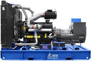 Дизельный генератор ТСС ЭД-550-Т400 с АВР в погодозащитном кожухе на прицепе фото и характеристики - Фото 4
