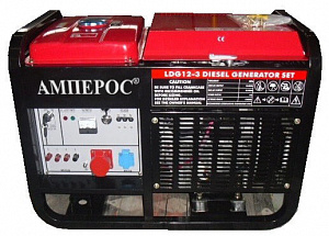 Дизельный генератор Амперос LDG12-3 фото и характеристики -