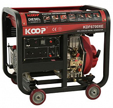 Дизельный генератор KOOP KDF6700X фото и характеристики -