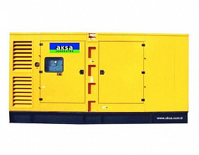 Дизельный генератор Aksa AD 330 в кожухе фото и характеристики -
