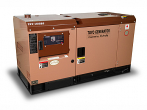 Дизельный генератор Toyo TKV-20SBS в кожухе фото и характеристики - Фото 1