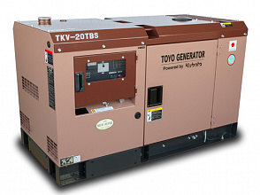 Дизельный генератор Toyo TKV-20TBS в кожухе фото и характеристики - Фото 1