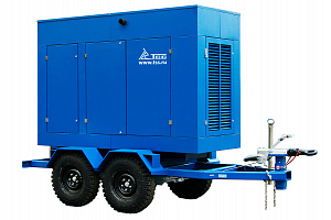 Дизельный генератор ТСС ЭД-20-Т400 в погодозащитном кожухе на прицепе фото и характеристики -
