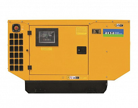 Дизельный генератор Aksa APD 33P в кожухе фото и характеристики -